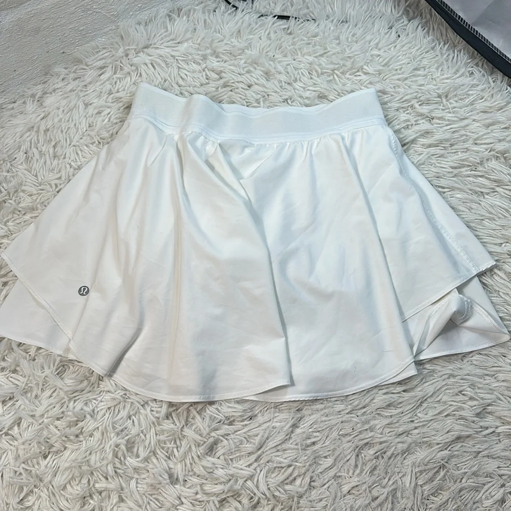 Lululemon Court Rival High Rise Skirt *Tall White